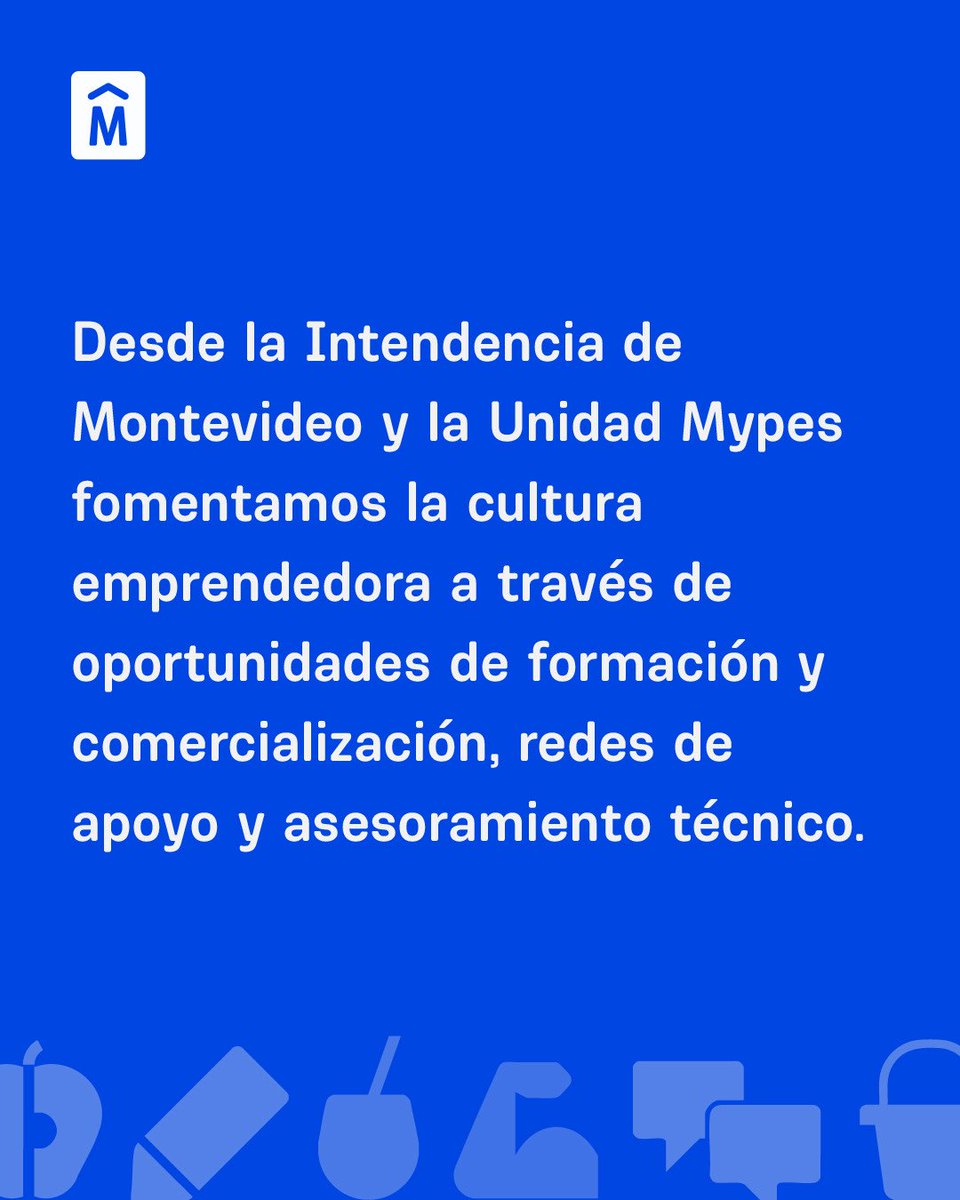 MVDemprende's tweet photo. Hoy celebramos el Día Nacional de la Cultura Emprendedora. 🚀

Desde la Unidad Mypes reafirmamos nuestro compromiso con un ecosistema emprendedor inclusivo, creativo y colaborativo.

Saludamos a quienes emprenden y hacen crecer Montevideo. ❤️

#SEGuy2025 #MontevideoEmprende https://t.co/Z070qNngHV