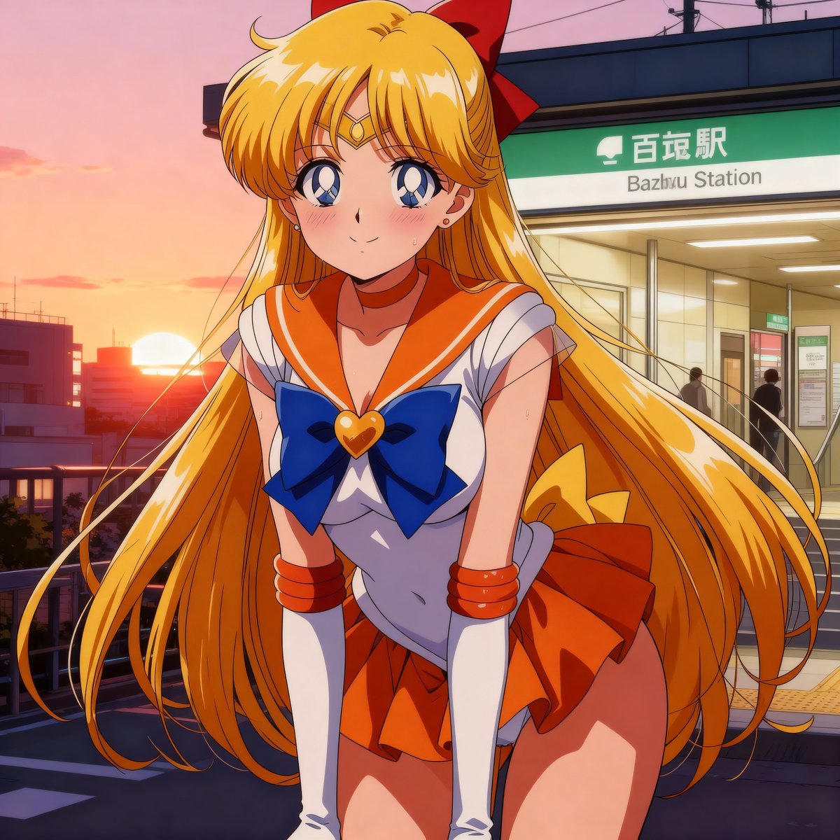 愛野美奈子 ＃セーラーヴィーナス #美少女戦士セーラームーン #AIart