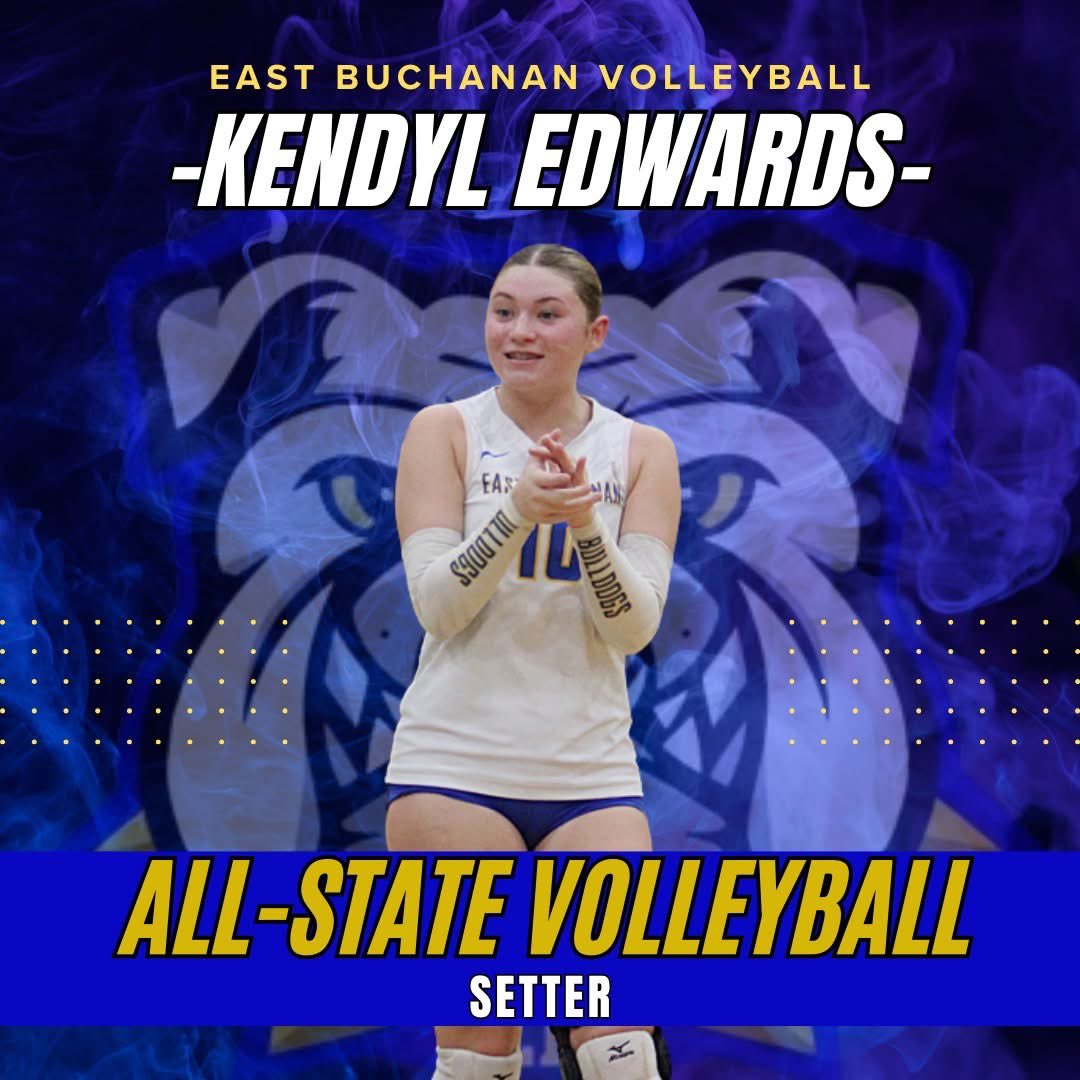 EastBuchMedia's tweet image. Congratulations to senior Brooklynn Johnson and junior Kendyl Edwards of @EBVBALL for being selected All-State by the Missouri High School Volleyball Coaches Association. #EBMedia @KCKennedy93 @cliffnotes_pod @missouri_sports @MillerEBHS