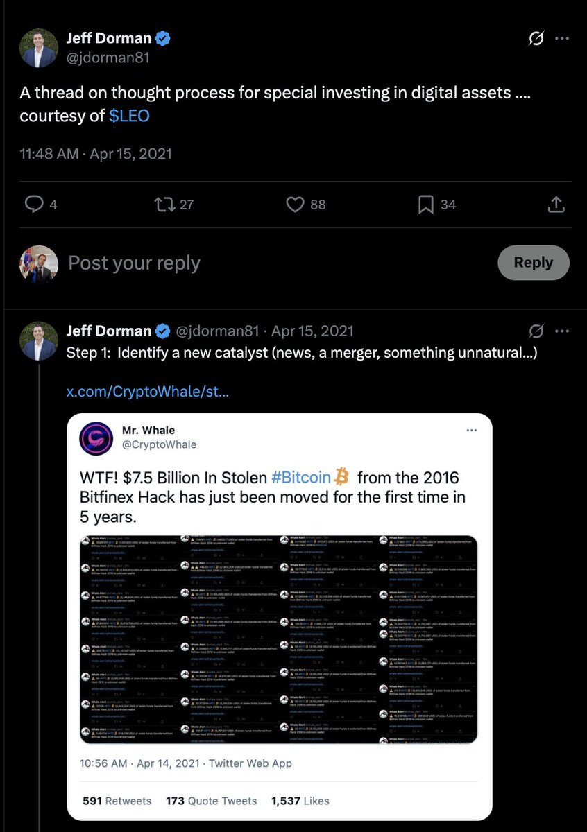 TopherGMI's tweet image. Not everything is just a short-term trade in crypto @jdorman81