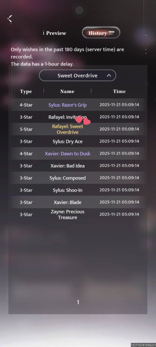 'Cause he came in 10 pulls 🙂‍↕️🙂‍↕️ like promised, mini giveaway 60 crystals for 2 winners.

• ♡ + rt
• do'akan pull kita semua selalu wangi (dlm hati gpp)
• anyone can join but no GA hunters, I'll check

Top up via awigwog. End 22 Nov 6 pm (GMT+7). Goodluck!