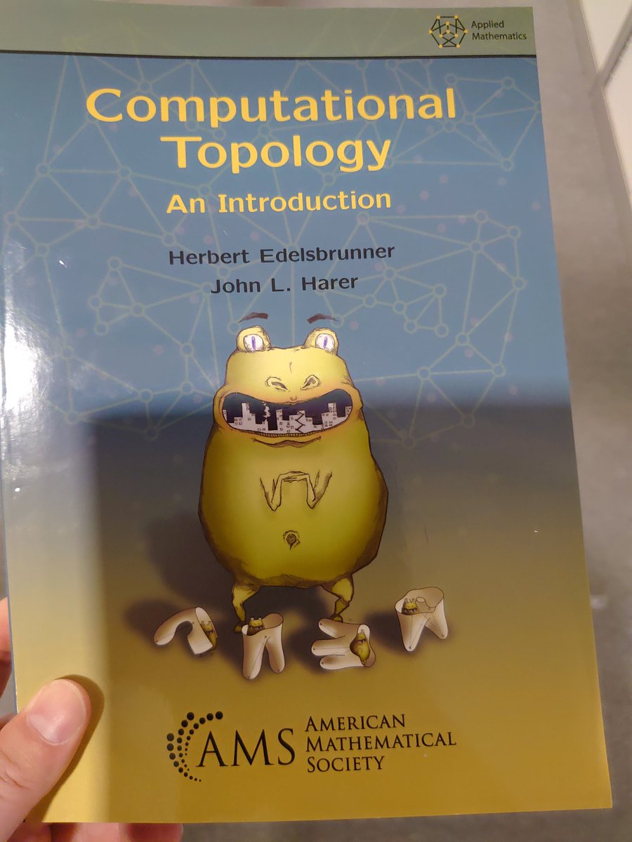 RT @FrnkNlsn: Ótimo livro e capa! Para uma introdução à análise de dados topológicos.