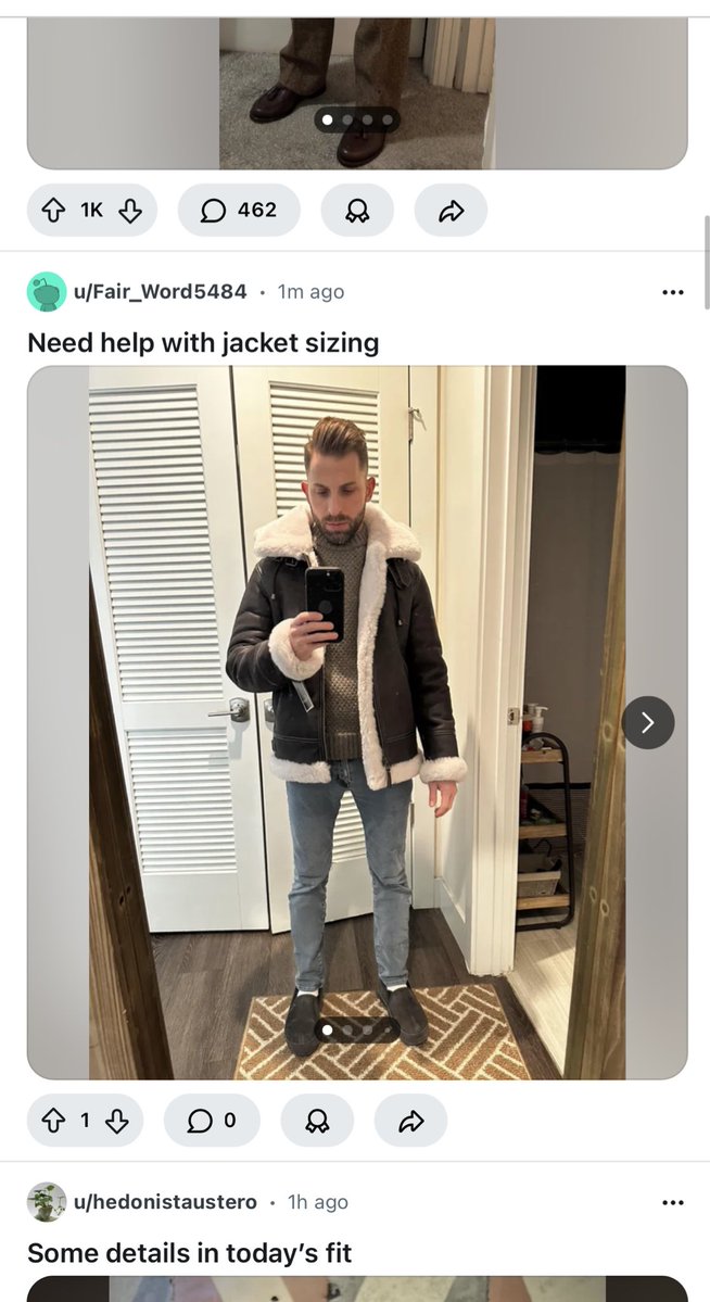 ProjectCensor's tweet image. Maybe i’m evil but sometimes I scroll down r/mensfashion on reddit when I need a good chuckle