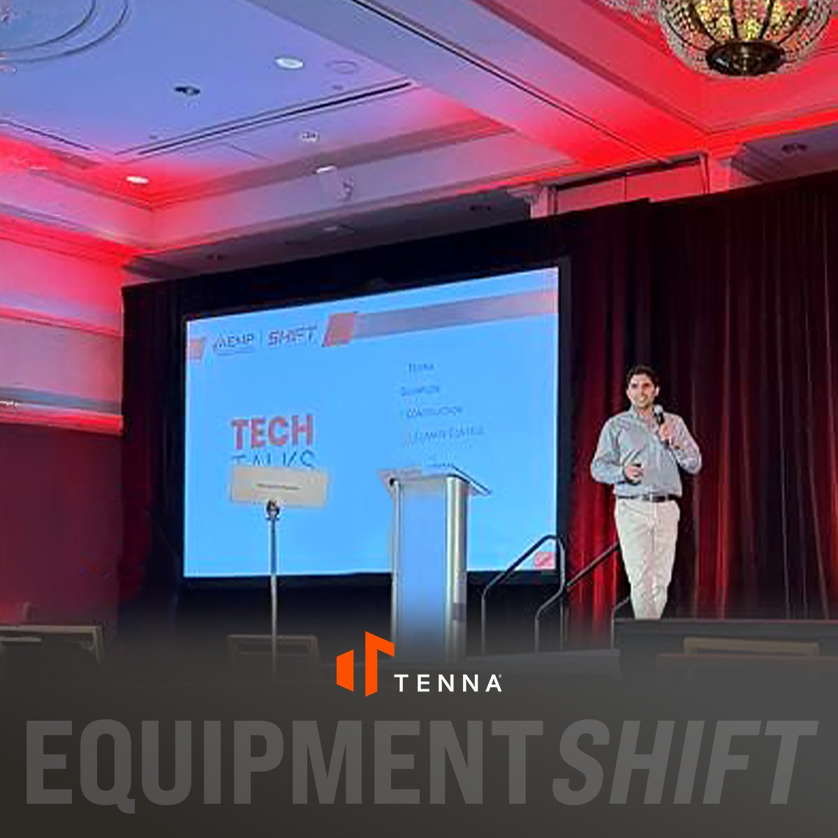 Tenna_Co's tweet image. Did you see Tenna&apos;s &quot;Miami Vice&quot; shirts at AEMP EquipmentSHIFT 2025 earlier this month? Whether you attended our welcome reception or stopped by our booth, Jose&apos;s Tech Talk or focus group, we valued discussing all things #constructiontech. Thank you @AEMP_ORG for a great event!