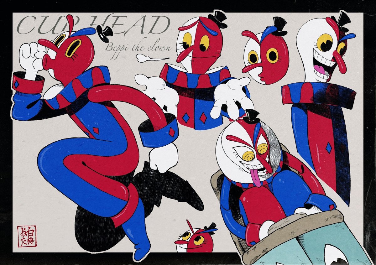 siraumenuta's tweet photo. 🎈🤡
#CupHead #beppitheclown https://t.co/4lrQ44ZH7Z