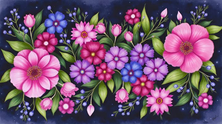 C_Autumn_Trapp's tweet image. Art of the Day! &quot;Midnight Cosmos&quot;. Buy at: ArtPal.com/c_autumn_trapp…