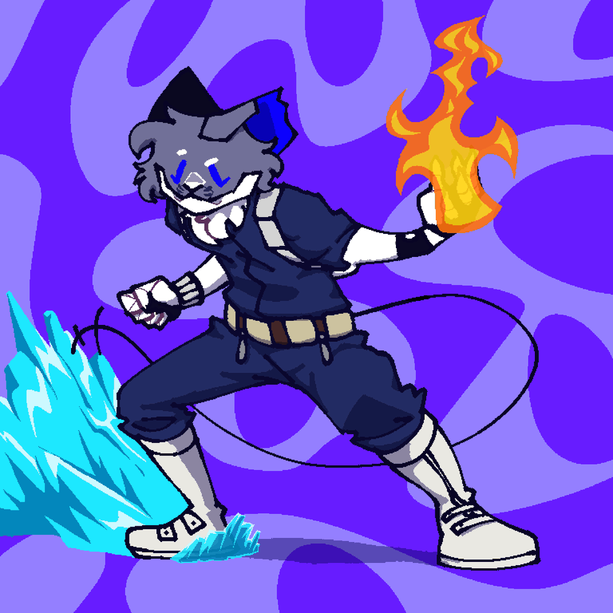 konkeeki's tweet image. @NQ_Even como todoroki boku no hero