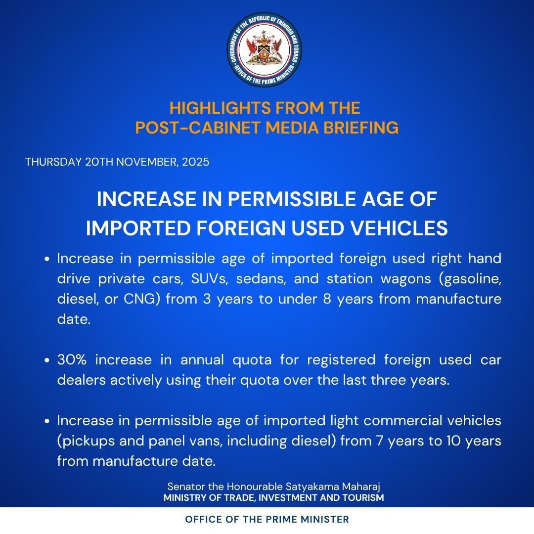 Trinidad and Tobago Government Communications tweet media