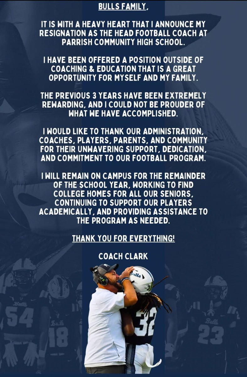 vmleadership's tweet image. Honored to have coached beside Coach Clark for the last 3 years. He led with heart, character, and an unwavering belief in our players. His legacy will outlast the wins, it lives in the young men he shaped. Grateful for the friendship, the trust, and the impact.