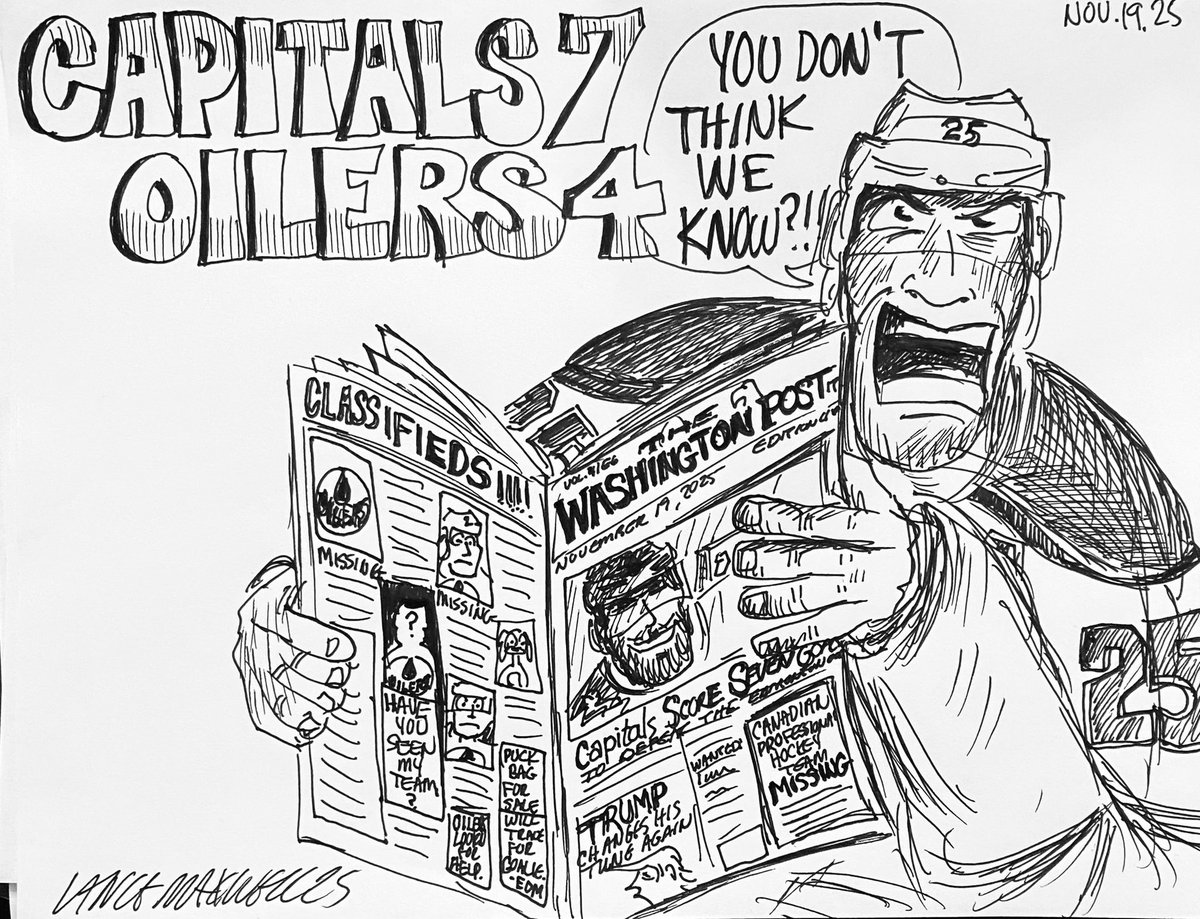 Lance Maxwell PostGame Cartoons (@lancemaxwell2) on Twitter photo 