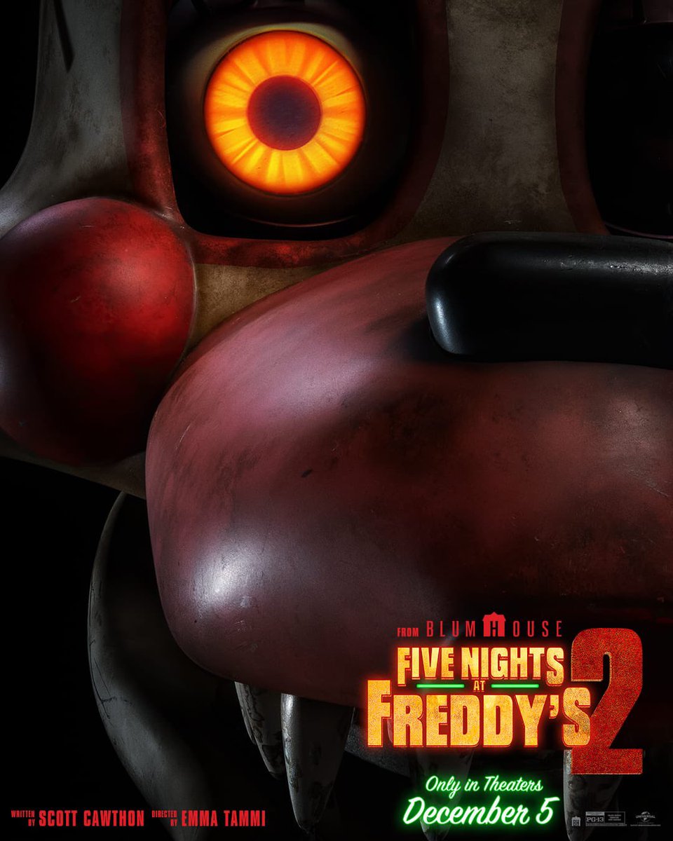 映画『#ファイブ・ナイツ・アット・フレディーズ2』最新ポスター解禁