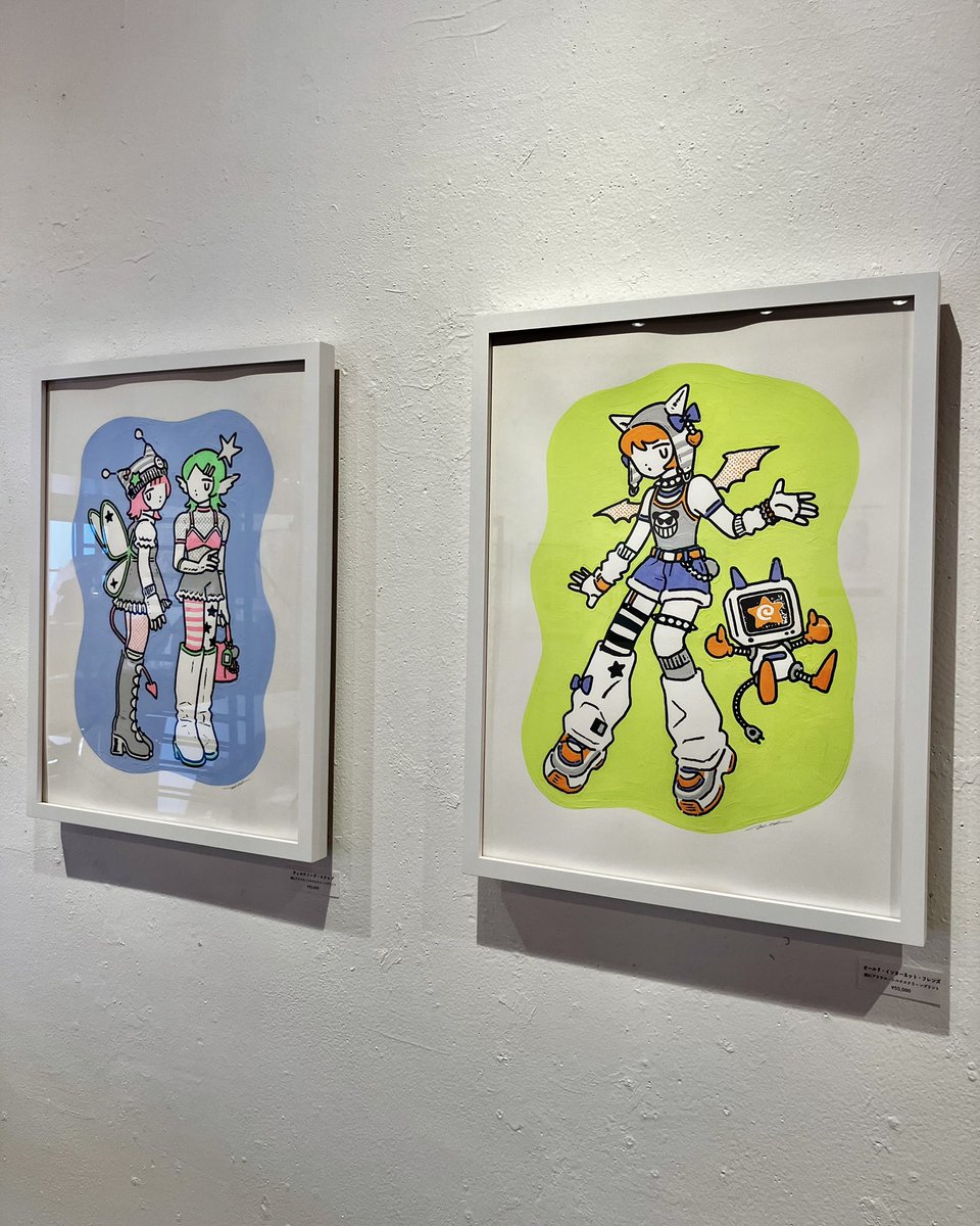 ondo_creative's tweet photo. 【GALLERY｜@ondo_creative】

あんのん個展
『unknown people』

本日もオープンいたしました◎

イラストレーター・あんのんさんの個展を開催。
本展では〈unknownなpeople〉あんのんぴたちをモチーフにした作品を展示しています。

あんのんぴたちのおしゃれな佇まいも、ぜひじっくりご覧いただきたいポイントです☝️
コーディネートや色合わせ、小物使いなど、参考にしたくなる要素が詰まっていて心がときめきます💓
また、細やかに塗られたアクリル絵具のポコポコとした凹凸は洋服の質感のようにも感じられ、つい見惚れてしまいます◎

会期は残り3日間です！
どうぞお見逃しなく🌱

詳細→ https://t.co/wSc0O98JL9
