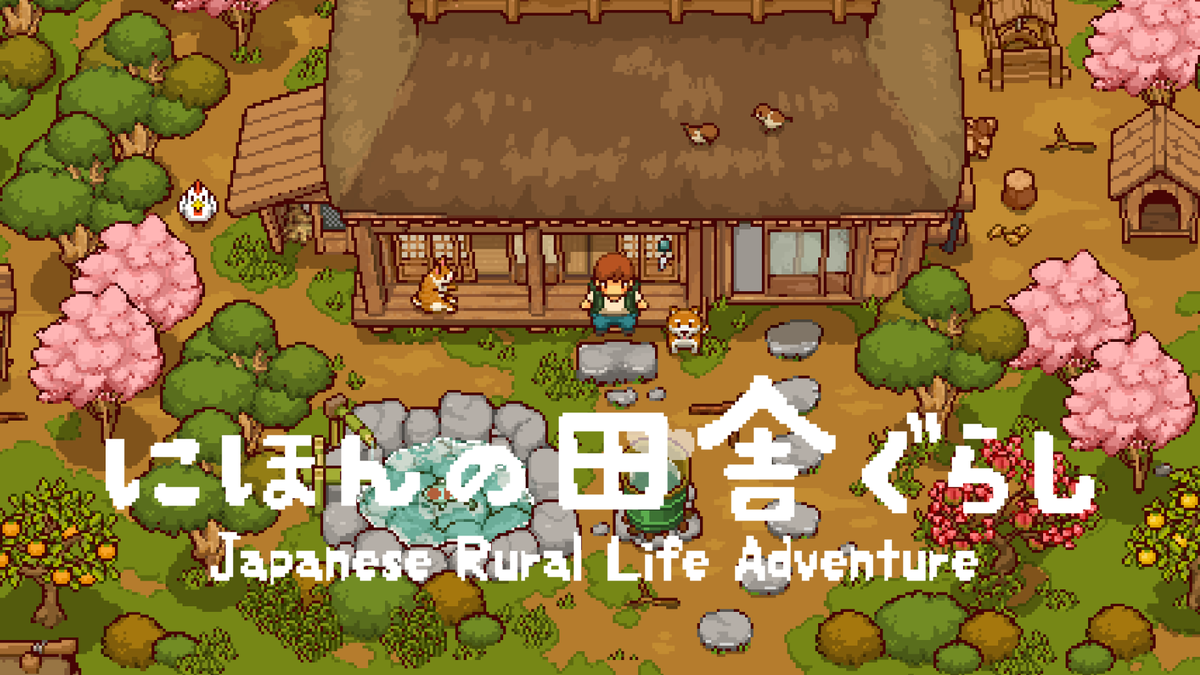 GmodePR's tweet photo. @game_start_llc ／
自然に囲まれた、日本の田舎で暮らそう。
『にほんの田舎ぐらし』
＼

🔵Steam版は、ウィッシュリスト登録お願いします！
https://t.co/M1akDb4a1v

Nintendo Switch版のストアページ、配信日などの詳しい情報は、続報をお待ちください✨ https://t.co/JftenjoeH3