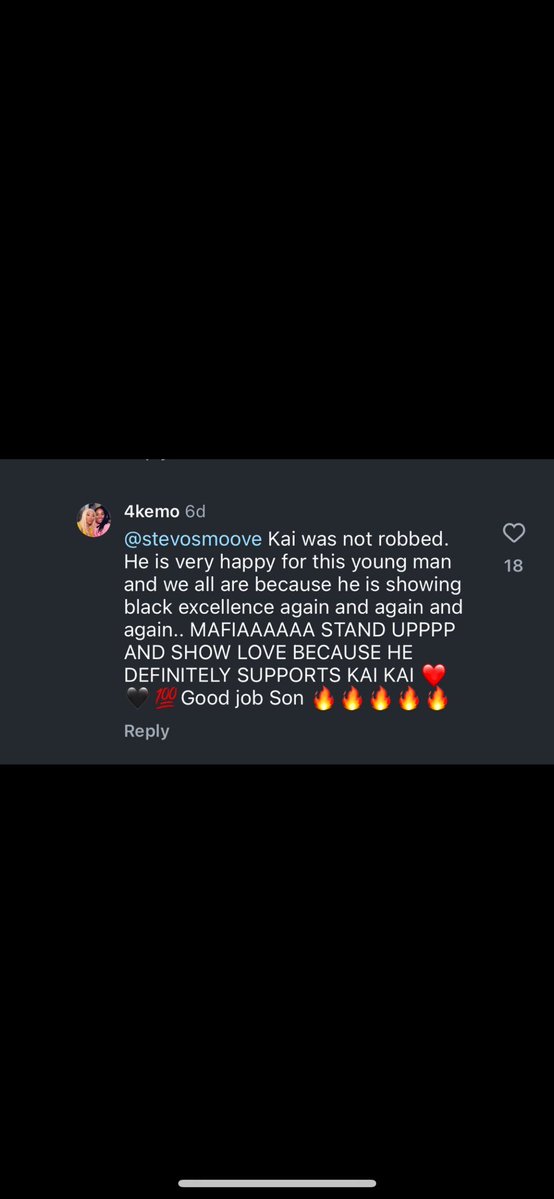 Cree092's tweet image. Kai’s MOTHER btw.

This tells you a lot about what kind of person Kai is and where he comes from.