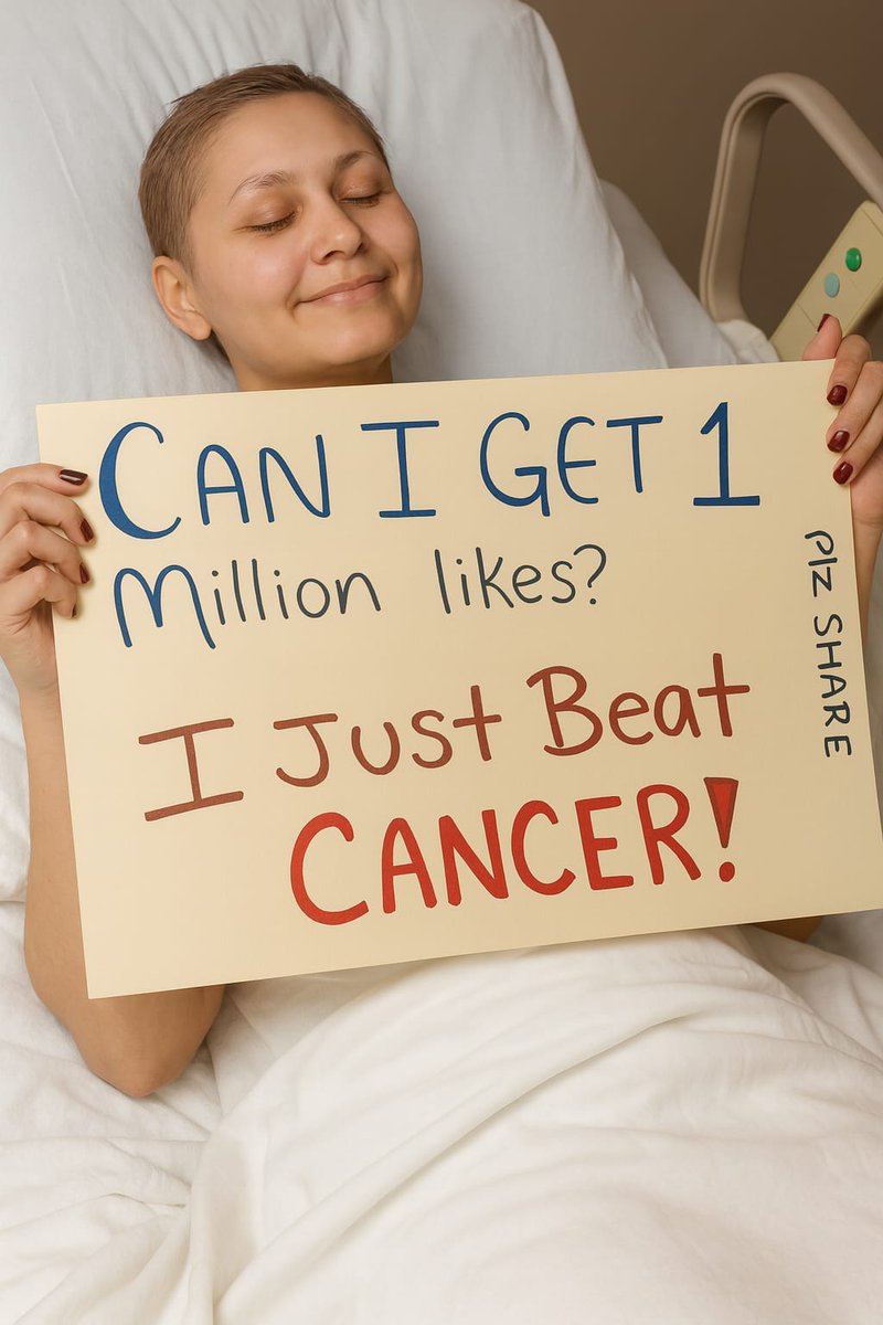 CAN I GET 1 Million likes? 🙏💛
I JUST BEAT CANCER! 🎉🎗️💪
