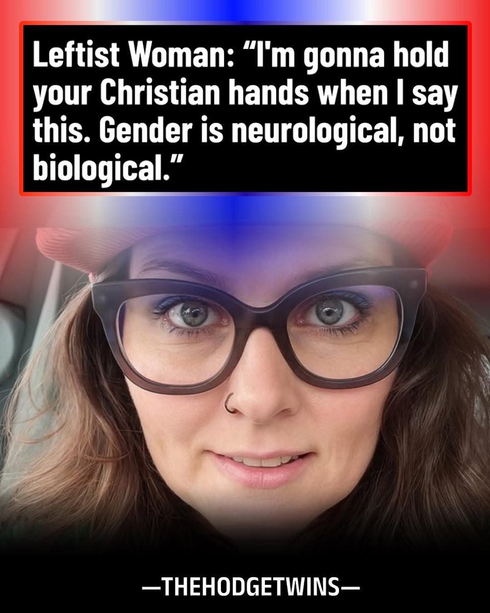 Not sure whose hand she thinks she holding, but gender is ONLY biological! 🤦🏼‍♀️