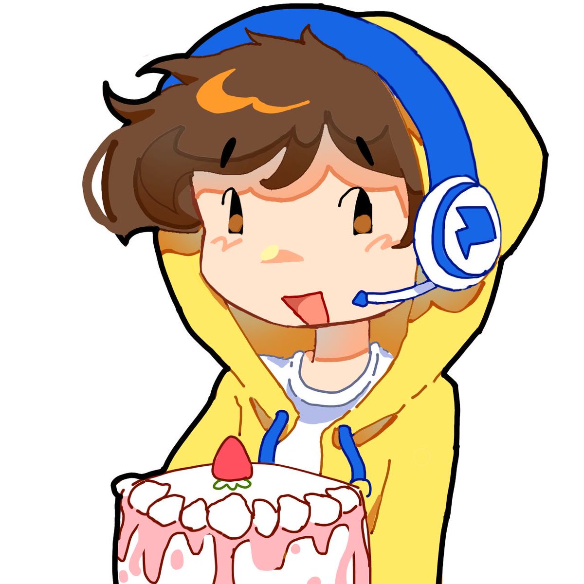 LauretteOxi's tweet image. Desenho pro aniversário do @Prunnoo super iper mega atrasado pq esqueci de terminar o desenho ;-; pelo menos terminei :3