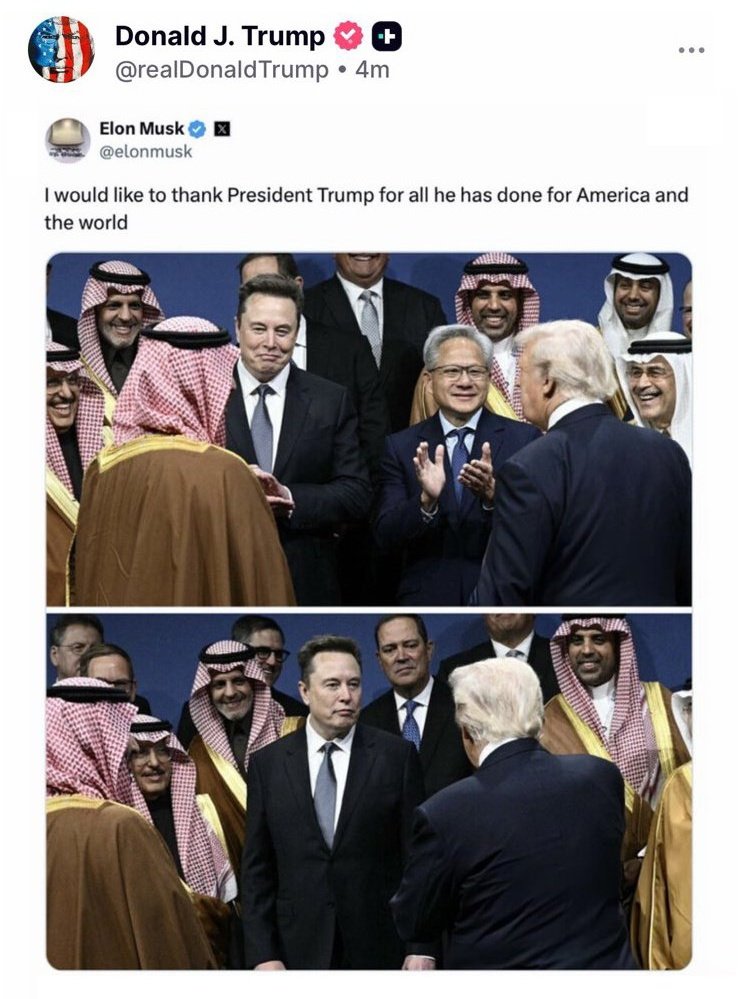Defence_Index's tweet image. BREAKING: US President Trump just shared Elon Musk&apos;s post from 𝕏 on TruthSocial!