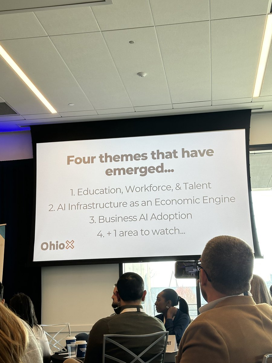 One of my biggest takeaways from the OhioX AI Summit was that AI isn’t the advantage-knowledge transfer is.
Get your teams talking. Share the tips, the prompts, the wins.
Your 5-hour rabbit hole might already have a 1-hour solution inside your org.
<a href="/OhioXOrg/">OhioX</a>