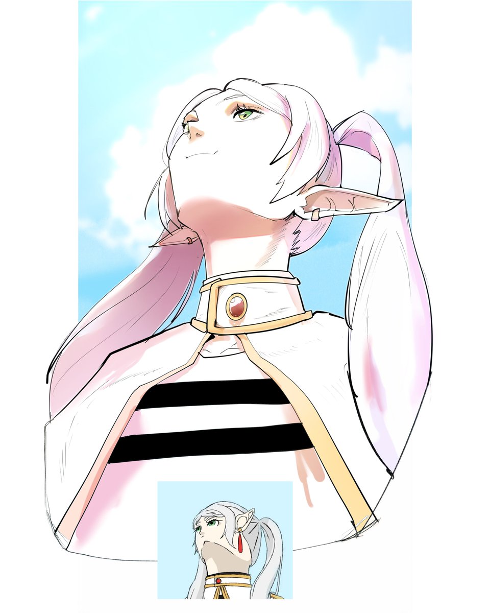 It was fun to draw frieren
Thank you for trying this angle <a href="/SpaceDev1158/">SpaceDev1</a>  🌸