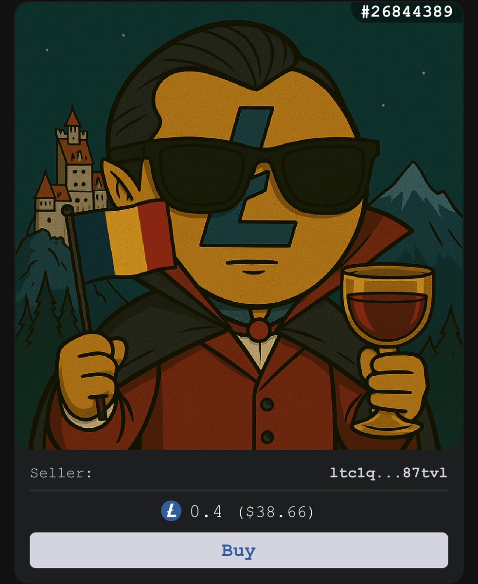 LitecoinChads's tweet image. Chads are on a real discount today.

21 international #Litecoin Chads left!

Floor price of 0.4 $LTC!

Collection: chikun.market/collections/li…

#LTCC #LitVM #Luxx #Lits