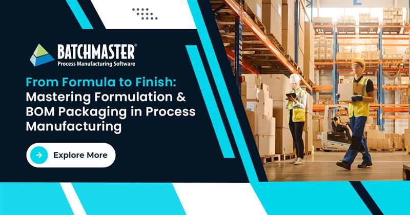BatchMasterERP's tweet image. Your formula defines the product. Your BOM delivers it. A process #batchmastererp links R&amp;amp;D, formula, and packaging to:

✔️Ensure version control
✔️Accurate costing
✔️Compliance &amp;amp; traceability

See how to master formula &amp;amp; BOM management.
zurl.co/x3CDj