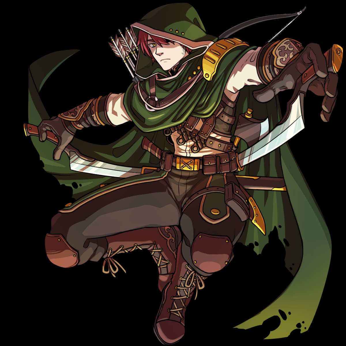 DragonPoker_aso's tweet photo. 【ドラポおまけカード】スペダン『ドラポ童話 スノウホワイト』でドロップする『魔狩人グリーンフード』じゃ！この男は、あの騎士のなれ果て？それともよく似た別人？人気のあるモンスター関連じゃから、ファンの数だけ人生があるのかもしれんぞい！ https://t.co/pAeLvbWvlv