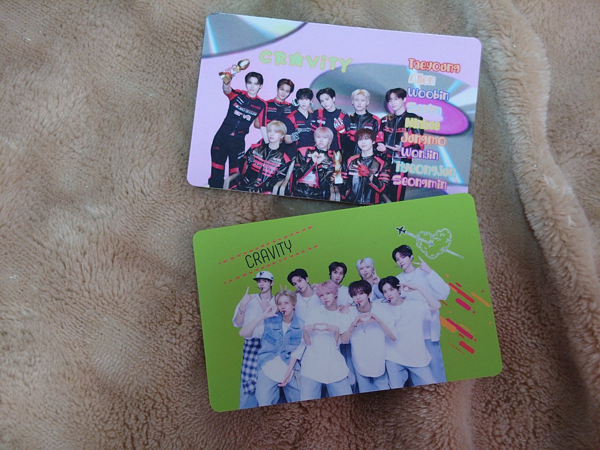 KGMA2025 のトロフィー🏆トレカ出来上がりました👍💖 1枚目はCRAVITY