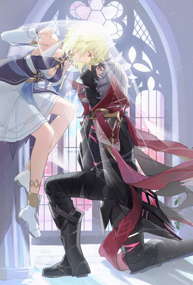 girls881520's tweet image. Wedding #genshinimpact #tholindis #rerir