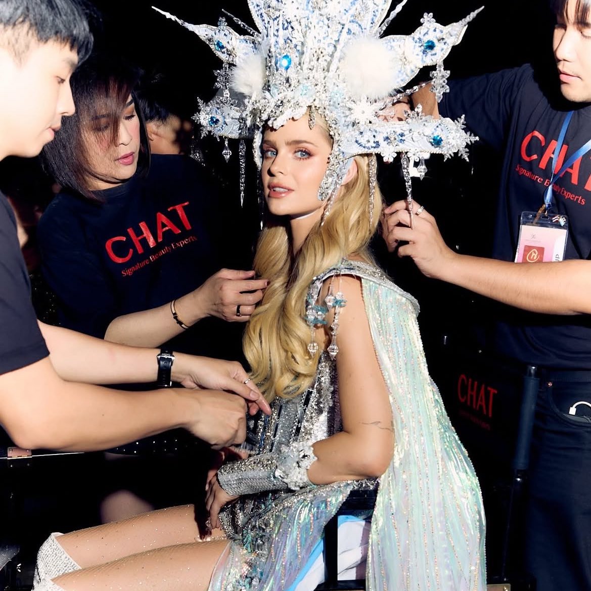 LITTLETR0YE's tweet photo. No habrá quedado en el top 5, pero miren lo hermosa que se veía una REINA #missuniverse #InnaMoll https://t.co/clat92tCqy