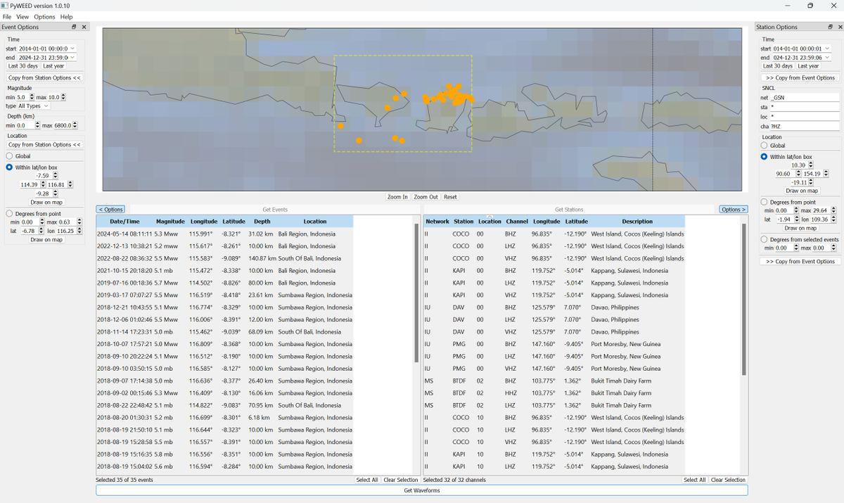skeeshz's tweet image. Iseng2 nyoba nanya data ke bmkg, tapi katanya data level 1 padahal di gambar kanan data indo yg ditangkap stasiun LN bisa diambil open source. It&apos;s kind a funny to me gmn birokrasi disini menghambat kemajuan penelitian wkwkwkw