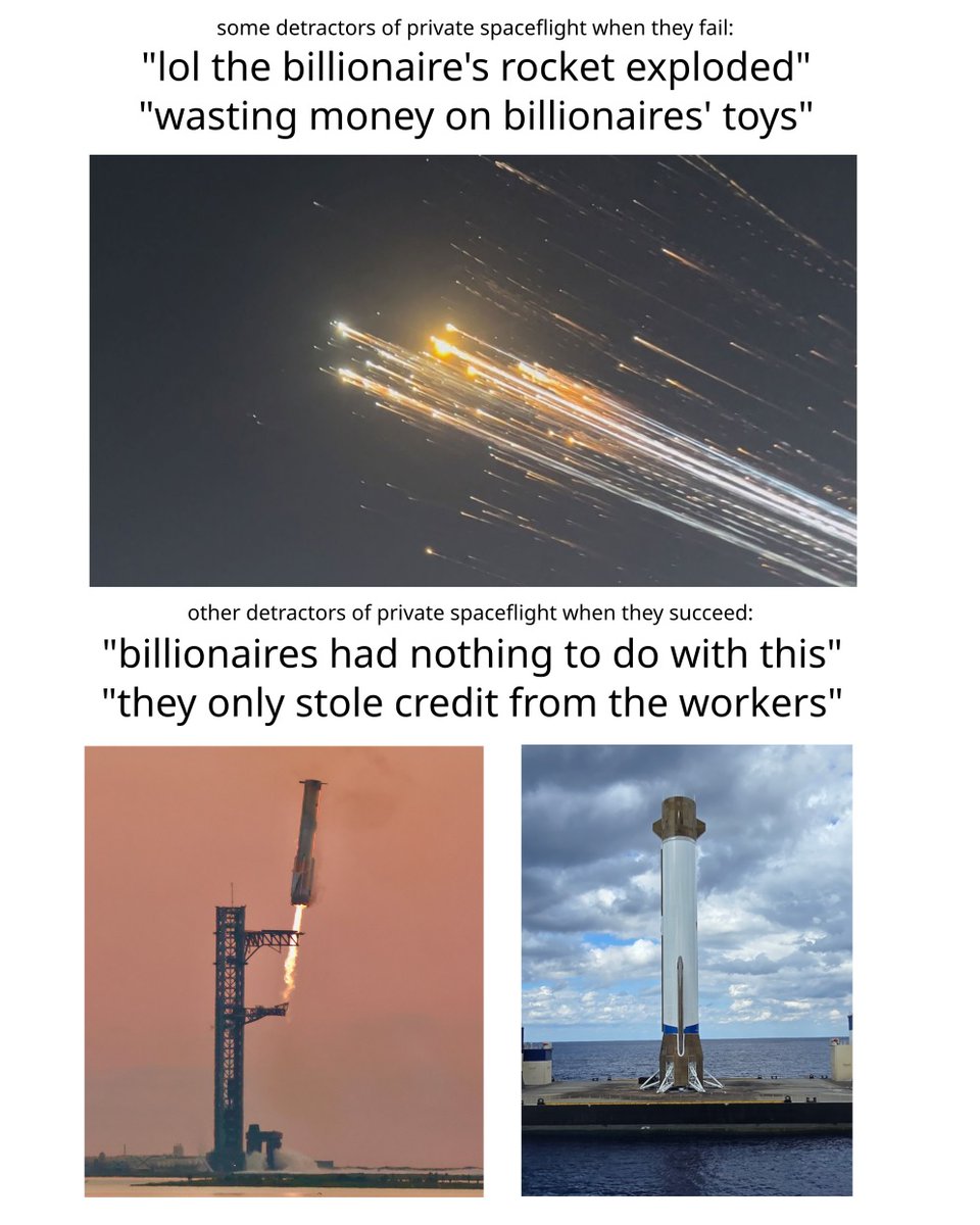 There are two types of private spaceflight detractors.