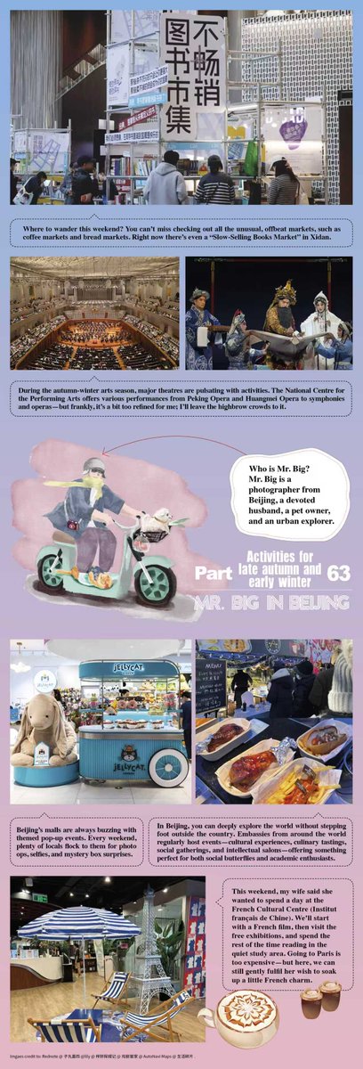 #MrBiginBeijing "A few days of strong wind have swept through Beijing, leaving only a few autumn leaves on trees. Our original plan to go camping in the suburbs with my wife was cancelled due to the sudden drop in temperature. But it doesn’t matter—late autumn and early winter in