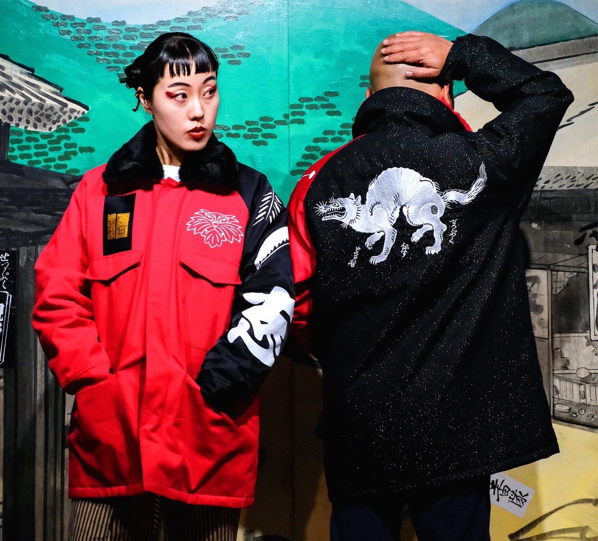 【ついに登場】『せっぷくぴすとるず／防寒着／ドカジャン』完成／男女兼用二寸法／受注販売開始こちら tangdeng.stores.jp/items/68f9e25b…
PARCO時、ど田舎時、試着可能
十二月発売の切腹ピストルズ写真集「ロンドンパリ撮物帳」発売記念