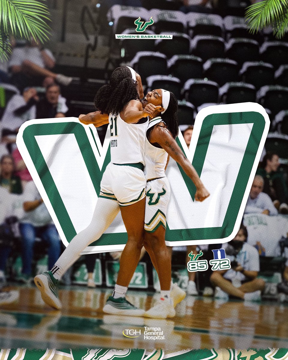 USFWBB's tweet image. BULLS UPSET THE BLUE DEVILS… AGAIN 😤