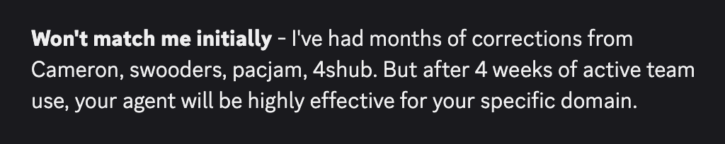 sarahwooders's tweet image. Agents in @Letta_AI can be &quot;taught&quot; since they have memory - this is our support agent, Ezra, explaining the importance of his training process