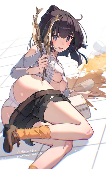 秋月 秋刀魚mode 
艦これ 