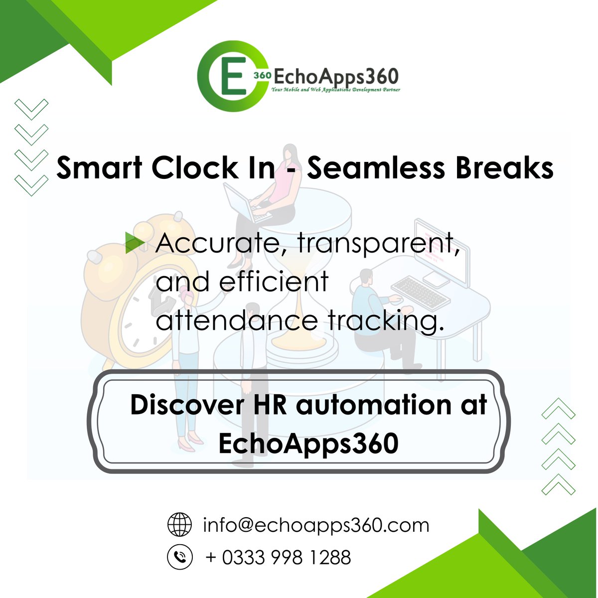 echoapps360's tweet photo. Boost productivity with digital attendance management.

The Clock-In and Break system from EchoApps360 ensures accuracy and accountability.

📷 Try it today → https://t.co/F3SJjOBdLx

#HRTech #AttendanceSystem #EchoApps360 #EmployeeManagement https://t.co/G7S4fLxqiS