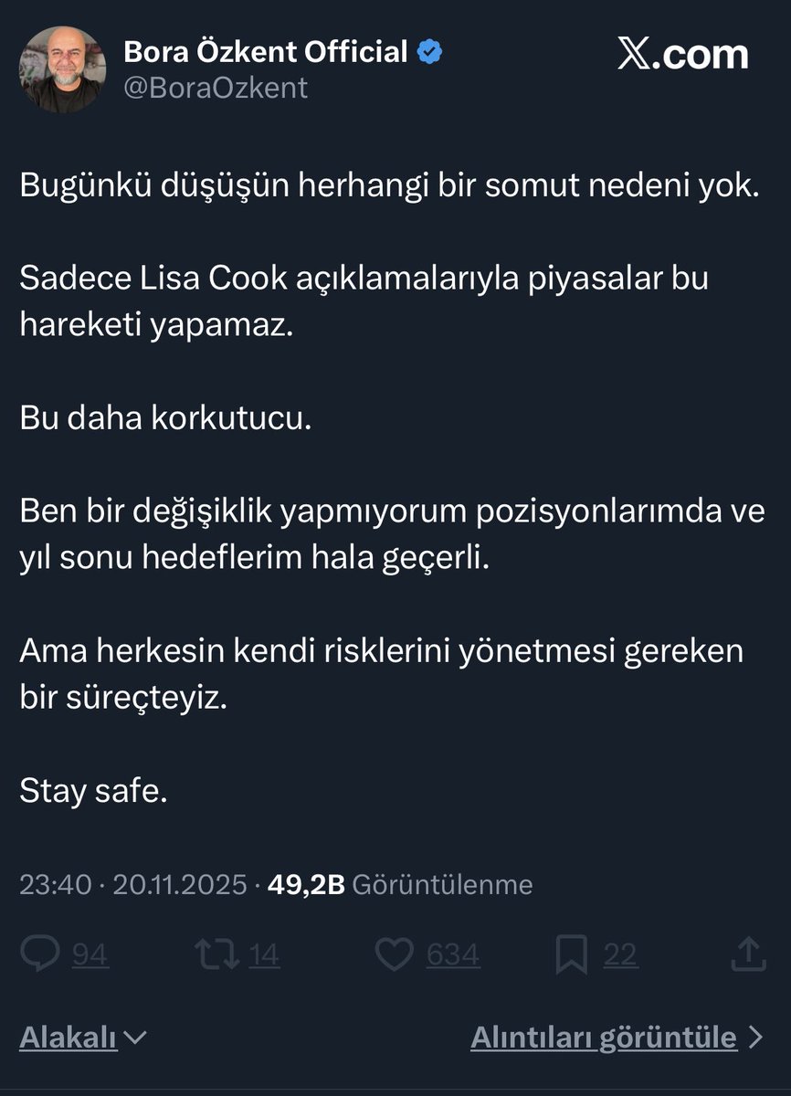 Noldu ya hani seni takip etmek 3 gün sonrasini gösterirdi götler havadaydı
