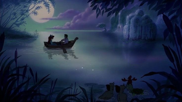 ArtCelineLove's tweet image. night time in old disney