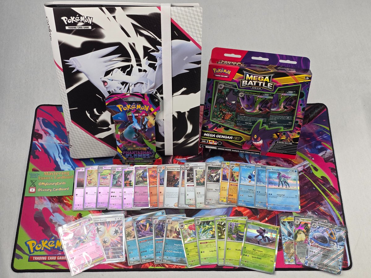 MyLuxuryCards's tweet image. 🎉 Weekend Poké Giveaway 🎉

To Enter:
- Like This Post
- Retweet This Post
- Follow Us @MyLuxuryCards
- Comment: The 1st Pokémon set you ever opened, as a kid or adult!

Winner Will Receive:
1x Mega Gengar Ex Battle Deck
1x Phantasmal Flames Booster Pack (Art Style May Vary)
1x…