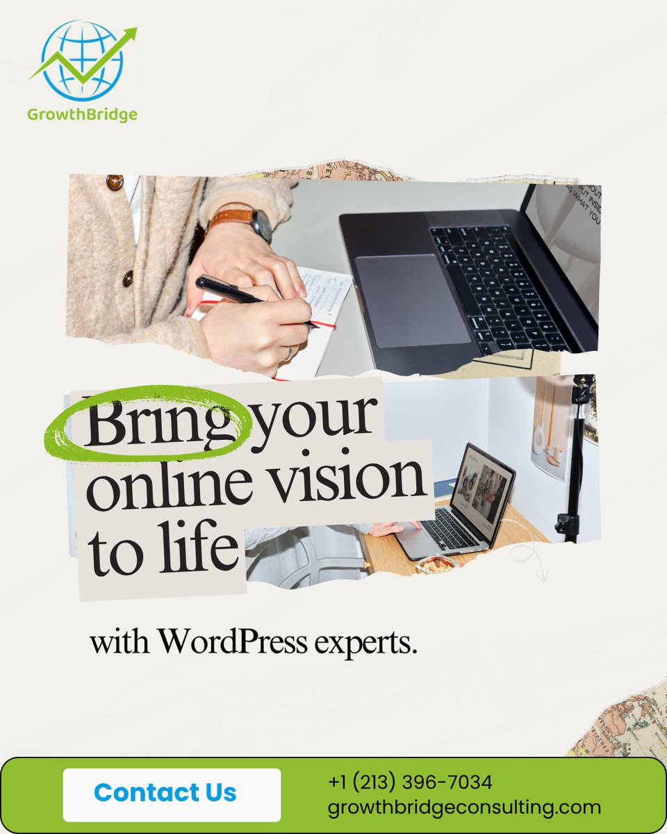 growthbridgec's tweet image. Build a strong online presence with fast, mobile-ready, conversion focused WordPress sites from GrowthBridge Consulting.
Turn visitors into customers and let your website sell for you.

growthbridgeconsulting.com/wordpress-webs…

#CustomWebsite #WordPressDevelopment #BusinessGrowth #WebDesignAgency