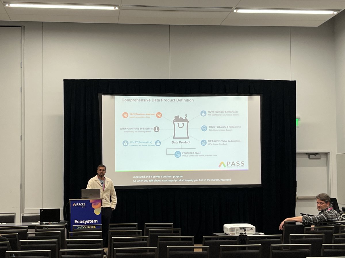 Quest's tweet image. We&apos;re thrilled to be back at #PassDataSummit!

Talking all about how teams can deliver AI-ready data at speed and scale, without sacrificing security or governance.

Can&apos;t think of a better way to wrap up the week!