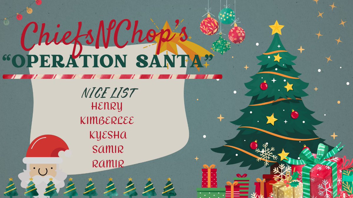 chiefsnchop's tweet image. 🎅💥 OPERATION SANTA HAS BEEN UNLEASHED AND NOBODY IS SAFE FROM THE HOLIDAY SPIRIT 💥🎅

Kansas City, buckle up! WE just slammed into Christmas mode so hard that three elves called in sick, and Santa switched to decaf.

Operation Santa is officially LIVE, and this year we…
