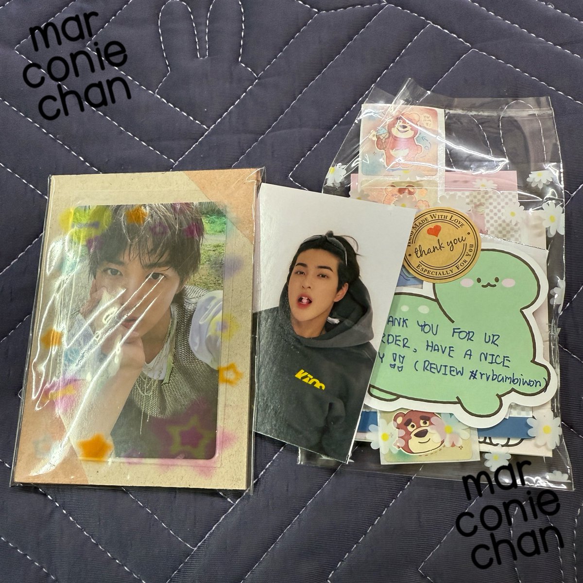 marconiechan's tweet photo. ( #rvbambiwon ) ได้ของแล้วนะคั้บ ส่งไวได้ไวสุบๆ เพิ่งได้มารีวิวแง่งง 🫵🏻♥️🐶 https://t.co/IpHMVLAq8x
