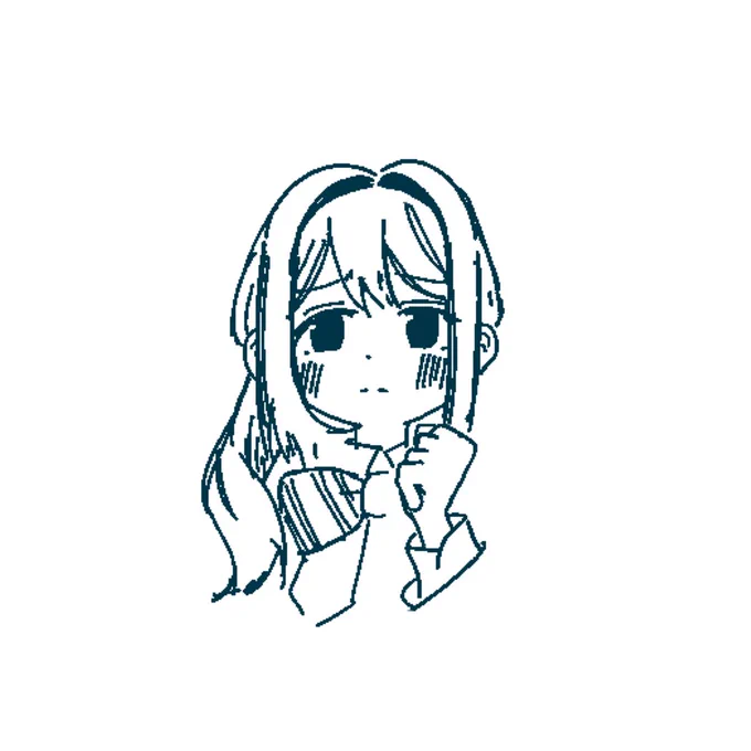 特徴多すぎて昼休み中に描ききれなくてわろてる(タイムアップ)