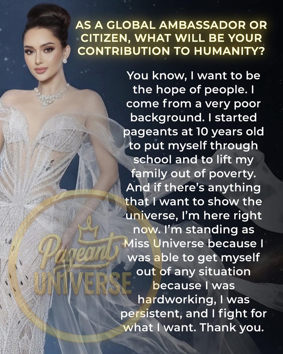 iPsyCARLogy's tweet image. HOPE OF PEOPLE. 🥹👸✨🫶🇵🇭

Ma. Ahtisa Manalo, PHILIPPINES! ✨

#MissUniverse2025 #The74thMissUniverse #AhtISApa #Ahti5aForU #AhtisaMananalo #AhtisaPanalo #Ahti5a