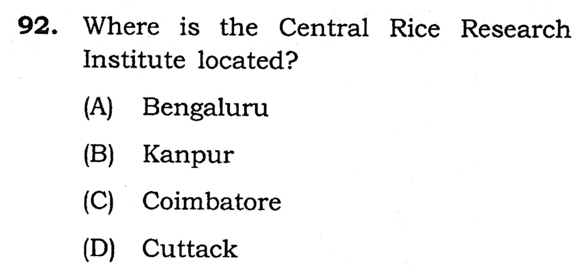 mbtupsc's tweet image. 𝐆𝐄𝐎𝐆𝐑𝐀𝐏𝐇𝐘 𝐏𝐑𝐀𝐂𝐓𝐈𝐂𝐄 𝐐𝐔𝐄𝐒𝐓𝐈𝐎𝐍

Where is the Central Rice Research Institute located?

#𝐔𝐏𝐒𝐂 #𝐔𝐏𝐒𝐂𝐏𝐫𝐞𝐥𝐢𝐦𝐬𝟐𝟎𝟐𝟔 #𝐔𝐏𝐒𝐂𝟐𝟎𝟐𝟔 #𝐂𝐀𝐏𝐅 #𝐍𝐃𝐀 #𝐂𝐈𝐒𝐅 #𝐂𝐃𝐒