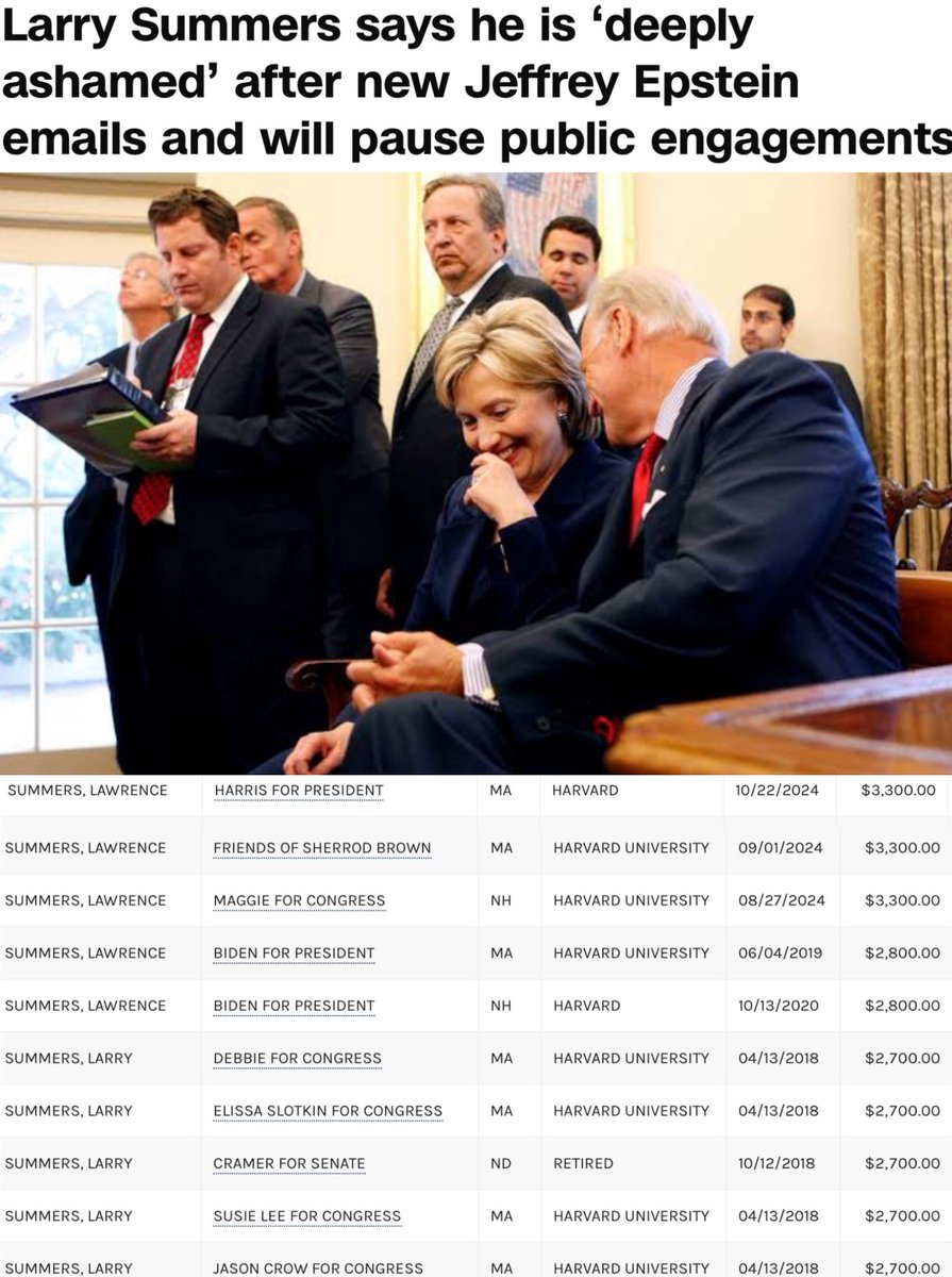 JamesHartline's tweet image. Scandal grows as the Democratic Party&apos;s fraudulent Release The Epstein Files Hoax implodes. Congressional Democrats and Democratic Party leaders who attempted to smear President Trump and Congressional Republicans with their Release The Epstein Files Hoax have now been implicated…