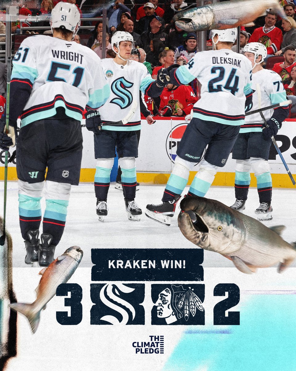 SeattleKraken's tweet photo. THE COMEBACK KRAKEN STRIKE AGAIN!!!! https://t.co/wVsmdOMnoo